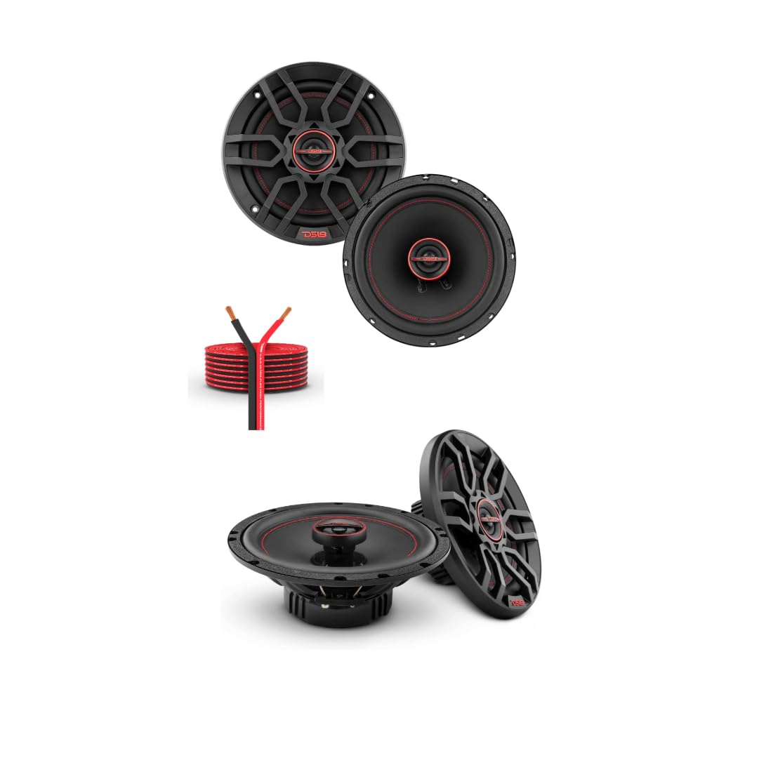 Amazon.com: DS18 4X 6.5 Coaxial Speakers & Speaker Wire 16GA